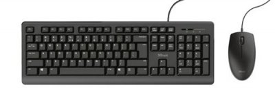 TRUST Ensemble clavier souris filaire  primo 23993