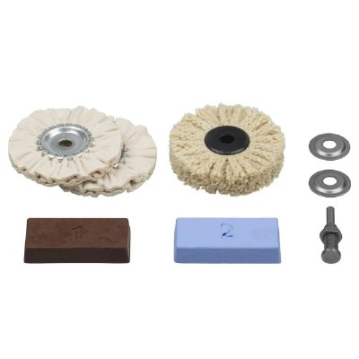 WOLFCRAFT Ensemble de polissage professionnel 5 pi&egrave;ces 2179000