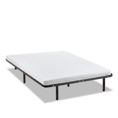 OLYMPE LITERIE Ensemble egio 180x200 cm matelas latex like + sommier m&eacute;tal ferme