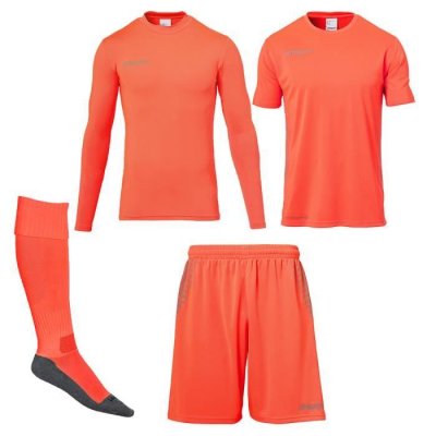 UHLSPORT Ensemble Gardien  Score-Rouge Fluo-Xxl