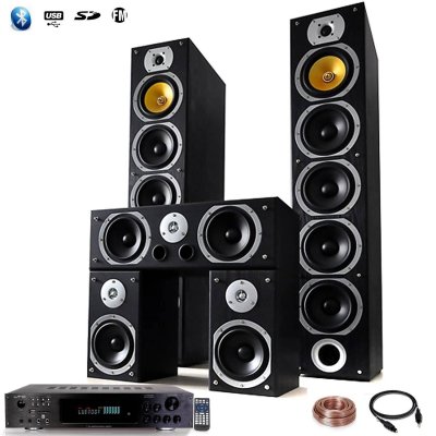 Ensemble Home-cin&eacute;ma Hifi 1240W + ampli 360W + 25M de c&acirc;ble de liaison