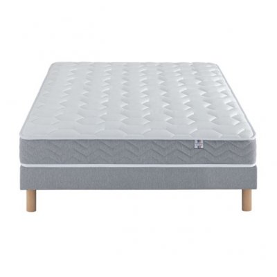 DOUCES NUITS Ensemble Hydros Mousse HR 35 kg/m3 + Sommier Base Ferme 90x200