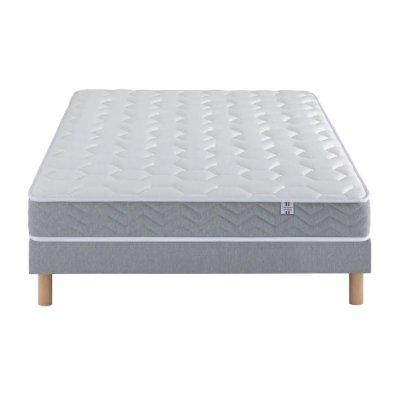 DOUCES NUITS Ensemble Hydros Mousse HR 35 kg/m3 + Sommier Base Morpho 90x200
