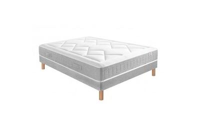 DOUCES NUITS Ensemble mary mousse hr 55kg/m3 + sommier base morpho 80x200