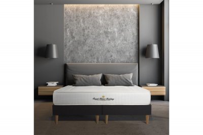 ROYAL PALACE BEDDING Ensemble matelas &agrave; m&eacute;moire de forme Nottingham 160x200 double sommier