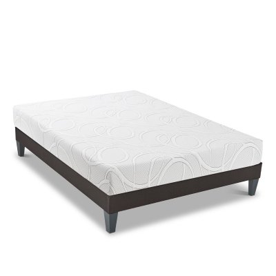 OLYMPE LITERIE Ensemble matelas et sommier Eupraxie - Blanc - 180 x 200 cm