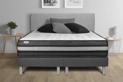 VITALIT Ensemble matelas m&eacute;moire de forme + sommier 160x200 cm  - VITALPOWER ZEN