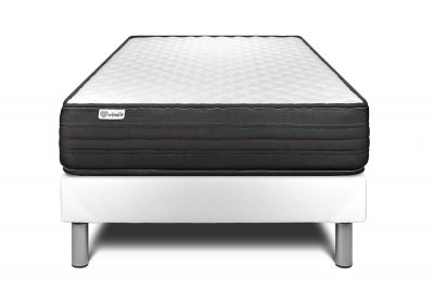 VITALIT Ensemble matelas m&eacute;moire de forme + sommier 90x200 cm  - VITALPOWER