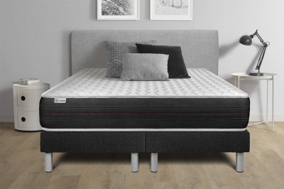 VITALIT Ensemble matelas ressorts ensach&eacute;s avec sommier 2x90x200 VITALSPRING