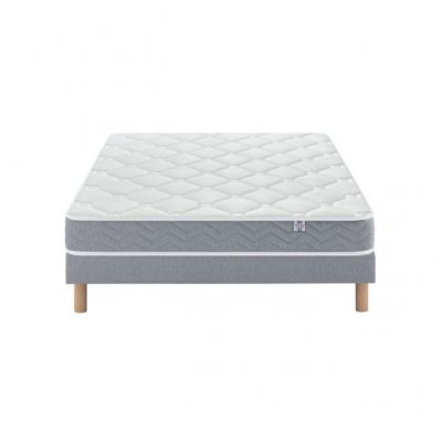 DOUCES NUITS Ensemble Morpheo Mousse HR 42g/m3 + Sommier Base Ferme 80x190