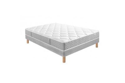 DOUCES NUITS Ensemble morpheo mousse hr 42g/m3 + sommier base ferme 90x190