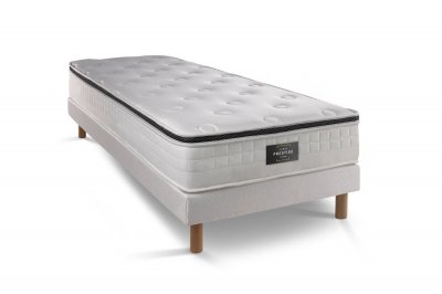 PRESTIGE LITERIE Ensemble Privil&egrave;ge 90x200 M&eacute;moire de forme 5 zones