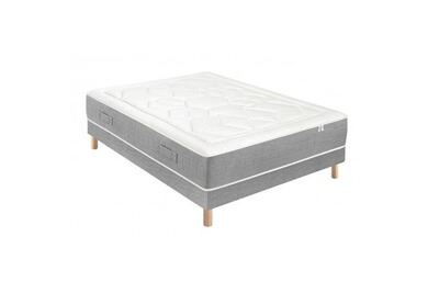 DOUCES NUITS Ensemble r&eacute;vance 744 ressorts ensach&eacute;s + sommier base morpho 180x200 avec 2 sommiers