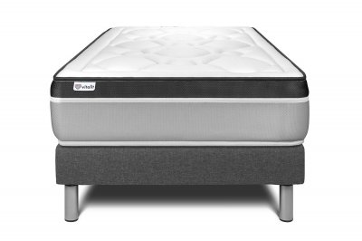 VITALIT Ensemble Sommier Matelas 90x190 VITAL ERGO - 26cm - Ferme
