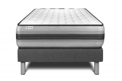 VITALIT Ensemble Sommier Matelas 90x190 VITALPOWER RECOVER - 26cm - Equilibr&eacute;