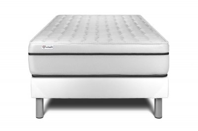 VITALIT Ensemble Sommier Matelas 90x200 VITAL SPA - 24cm - Ferme