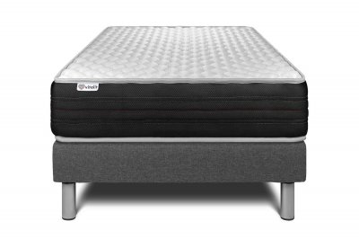 VITALIT Ensemble Sommier Matelas 90x200 VITALMEMO ONE - 24cm - Ferme