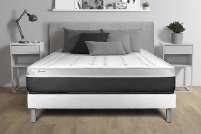 VITALIT Ensemble VITAL SOFT 160 x 200 cm sommier Kit blanc