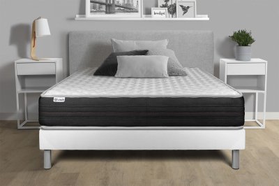 VITALIT Ensemble VITALMEMO ONE 180 x 200 cm sommier Kit blanc