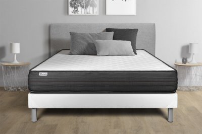 VITALIT Ensemble VITALPOWER 180 x 200 cm sommier Kit blanc
