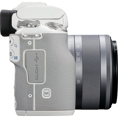 CANON EOS M50 Mark II Blanc + EF-M 15-45mm f/3,5-6,3 IS STM