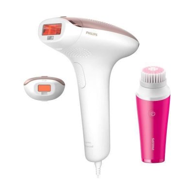 PHILIPS Epilateur &Agrave; Lumi&egrave;re Puls&eacute;e Bri924 00 + Brosse Nettoyante Visapure Mini 
