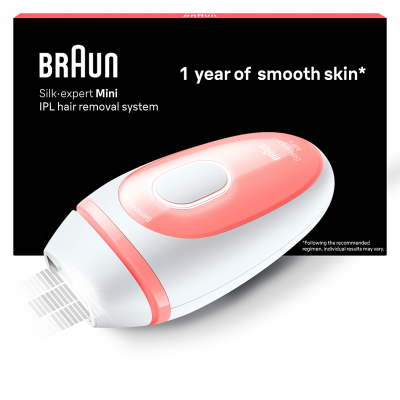 Epilateur &Agrave; Lumi&egrave;re Puls&eacute;e - Ipl Pl1000 - Rose/blanc Braun