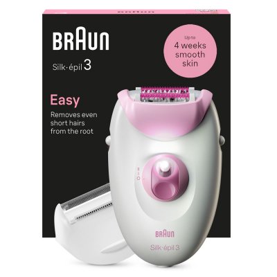 BRAUN Epilateur &eacute;lectrique  Epilateur Silk Epil 3 SE3-031 ROSE