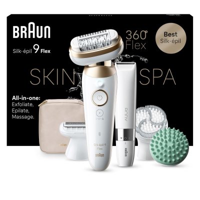 BRAUN Epilateur &eacute;lectrique  Silk &eacute;pil 9 Flex 9-481 3D Blanc