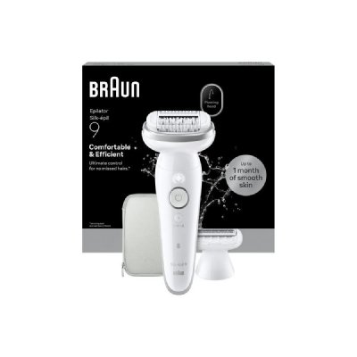 BRAUN Epilateur Silk Epil 9 SES9-030 Blanc Argent