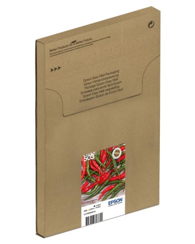 EPSON  503 Piments, Emballage &eacute;cologique, Cartouches d'encre 4 Couleurs