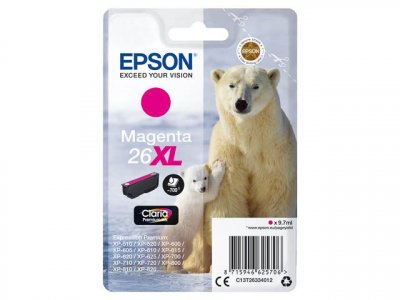 EPSON  Cartouche C13T26334012 26XL - Magenta