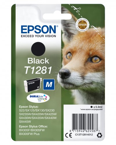 EPSON  Cartouche d'encre T1281 - Noir