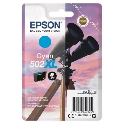 EPSON  Cartouche Jumelles - Cyan XL 502