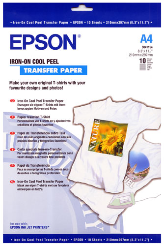 EPSON  Cool Peel T-Shirt Papier Transferts sur T-shirt