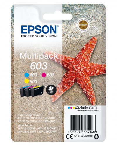 EPSON  Encre 603 3CL MULTI ALARME Noir L