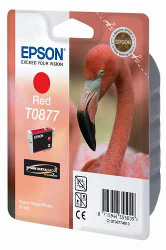 EPSON  T0877 Cartouche d'encre Rouge