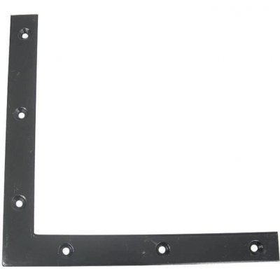 AFBAT Equerre d&eacute;coup&eacute;e frais&eacute;e 25x4 l.220mm noir - 
