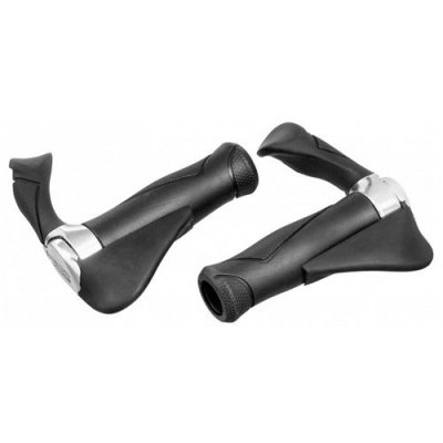 ERGOTEC  Mf2 Mtb Kraton 22 Mm Handlebar Grips Noir 130 / 130 mm
