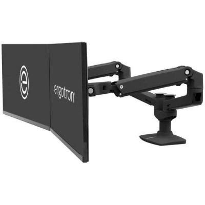 ERGOTRON  Lx 45-245-224 27&acute;&acute; Max 18.1kg Dual Monitor Arm Mount Noir