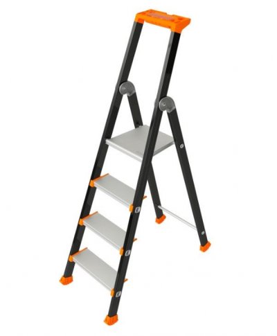 Escabeau pro 4 marches - Hauteur max. de travail 2.89m - 2375814