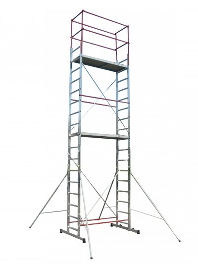ESCALUX  - Echafaudage Aluminium c: 150 Kg Haut. Travail 7 m