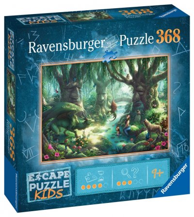 RAVENSBURGER Escape puzzle Kids 368 pi&egrave;ces : La for&ecirc;t magique Coloris Unique