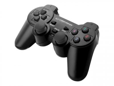 ESPERANZA  EG102 Gamepad Warrior Manette de Jeu Par Fil Vibration Noir