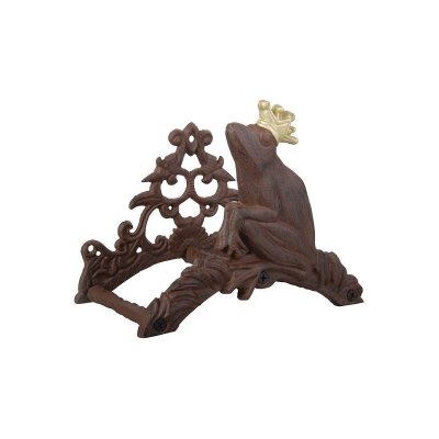 ESSCHERT DESIGN  - Support tuyau d'arrosage grenouille couronn&eacute;e
