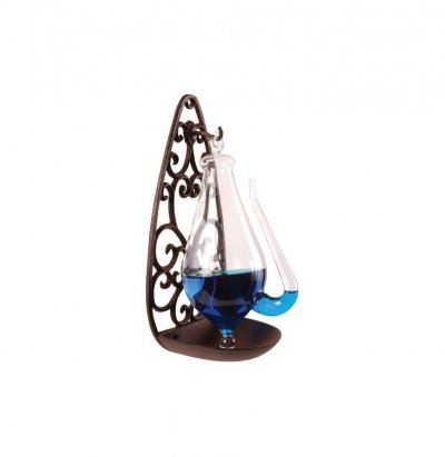 ESSCHERT DESIGN  Verre m&eacute;t&eacute;orologique avec support en fonte 0,5 L TH31