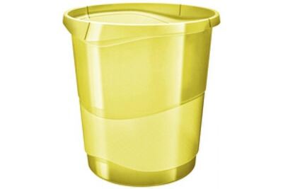 ESSELTE   corbeille &agrave; papier colour'ice, 15 litres, vert noir