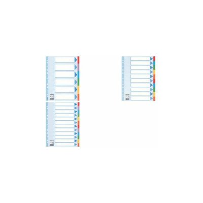ESSELTE  Intercalaires en carton, unis, A4, 10 touches - Lot de 10