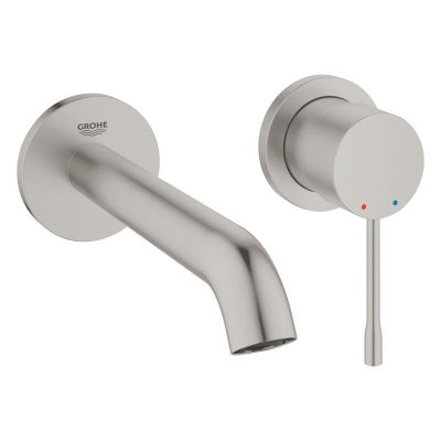 GROHE Essence Mitigeur monocommande 2 trous lavabo Taille m - Supersteel