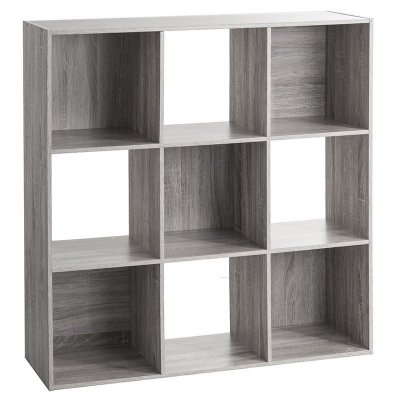 Etag&egrave;re cube design Mix'n modul - L. 100 x H. 100 cm - Couleur Gris